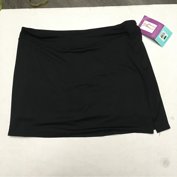 Tranquility by Colorado Everyday Stretch Skort Women's Black Size X-Large NEW - Picture 1 of 8